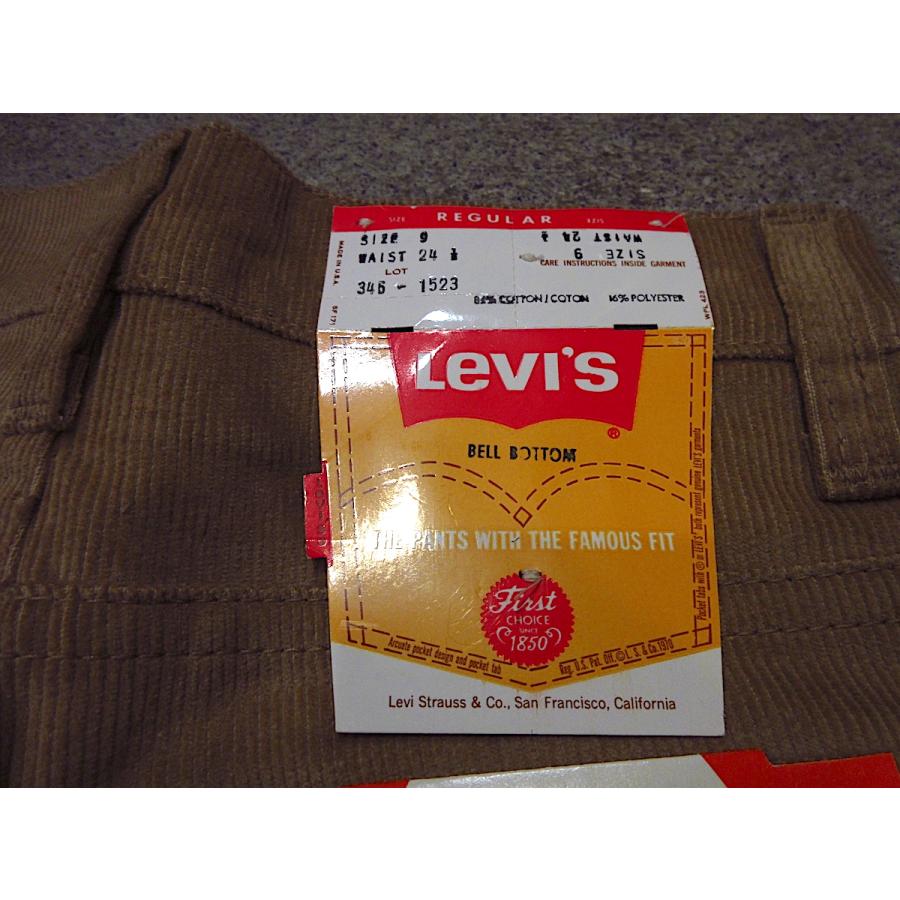 ビンテージ70's○DEADSTOCK Levi's346-1523ボーイズコーデュロイ ビンテージ70's○DEADSTOCK Levi's346-1523ボーイズコーデュロイ