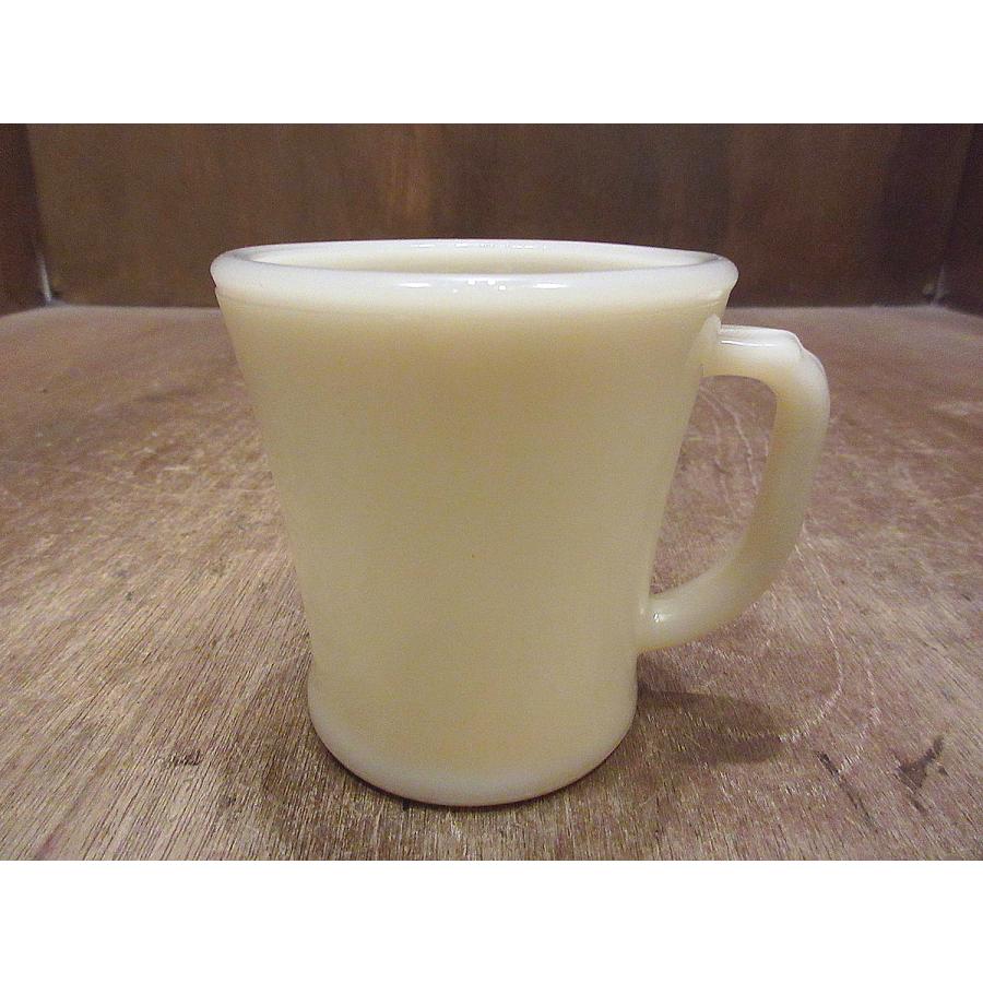 Fire King○初期ブロック体Dハンドルマグアイボリー○230405i5-frk