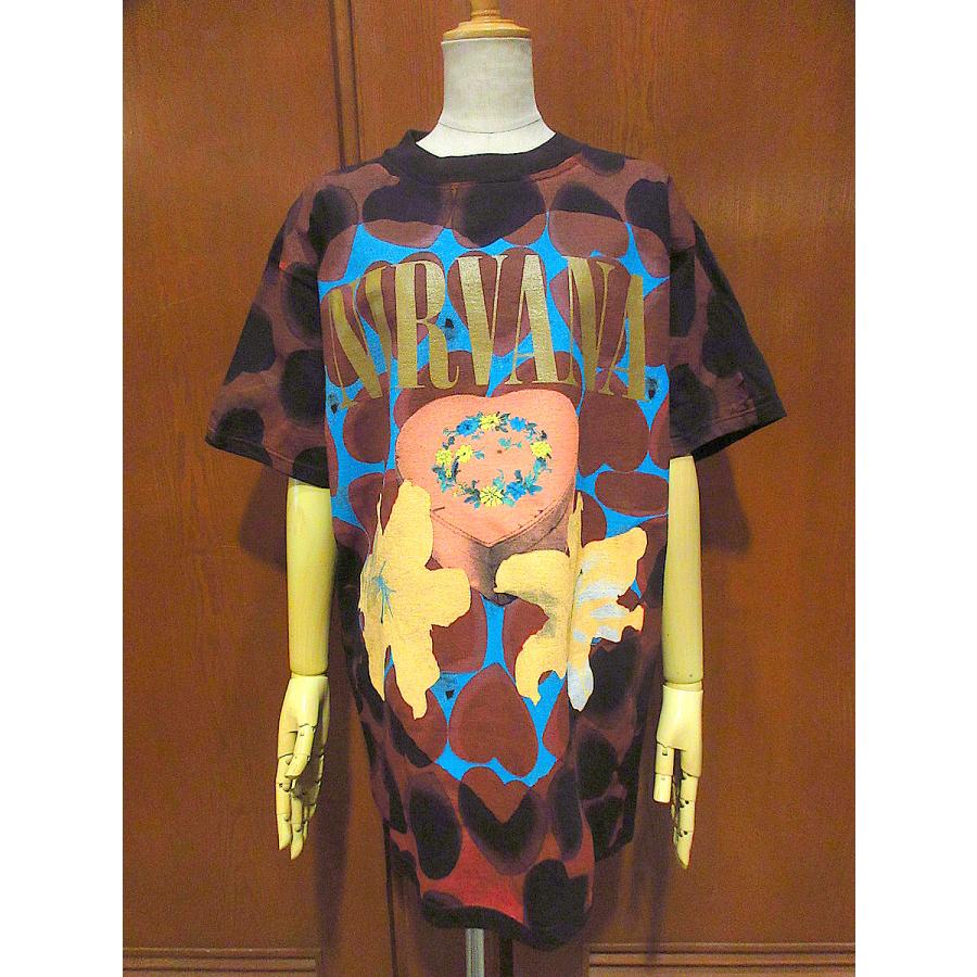 Vintage Nirvana Heart Shaped Box T-Shirt Sz L Original 1993 Vintage Nirvana Heart Shaped Box T-Shirt Sz L Original 1993