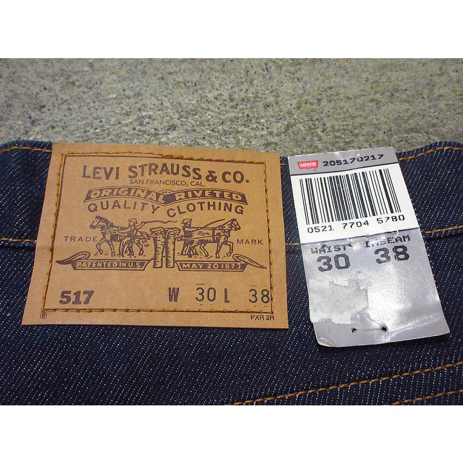 ビンテージ90's○DEADSTOCK Levi's 517表記W30 L38○230507i7-m ビンテージ90's○DEADSTOCK Levi's 517表記W30 L38○230507i7-m