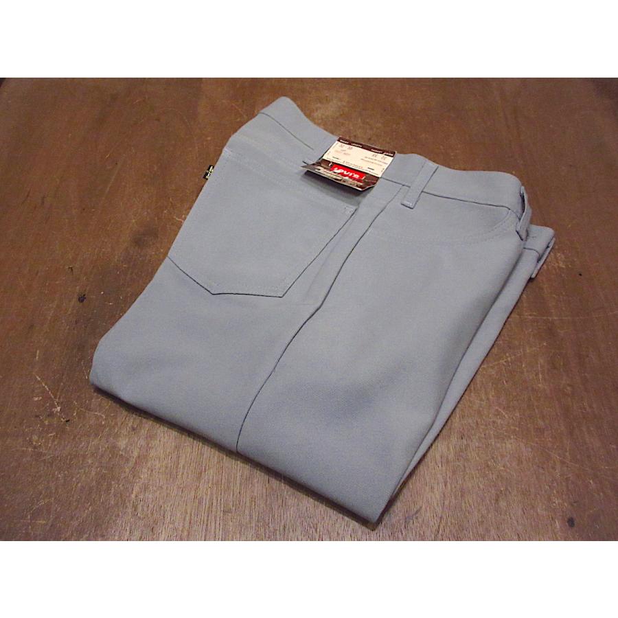ビンテージ80's○DEADSTOCK Levi's 517フレアスラックスグレー表記 W32