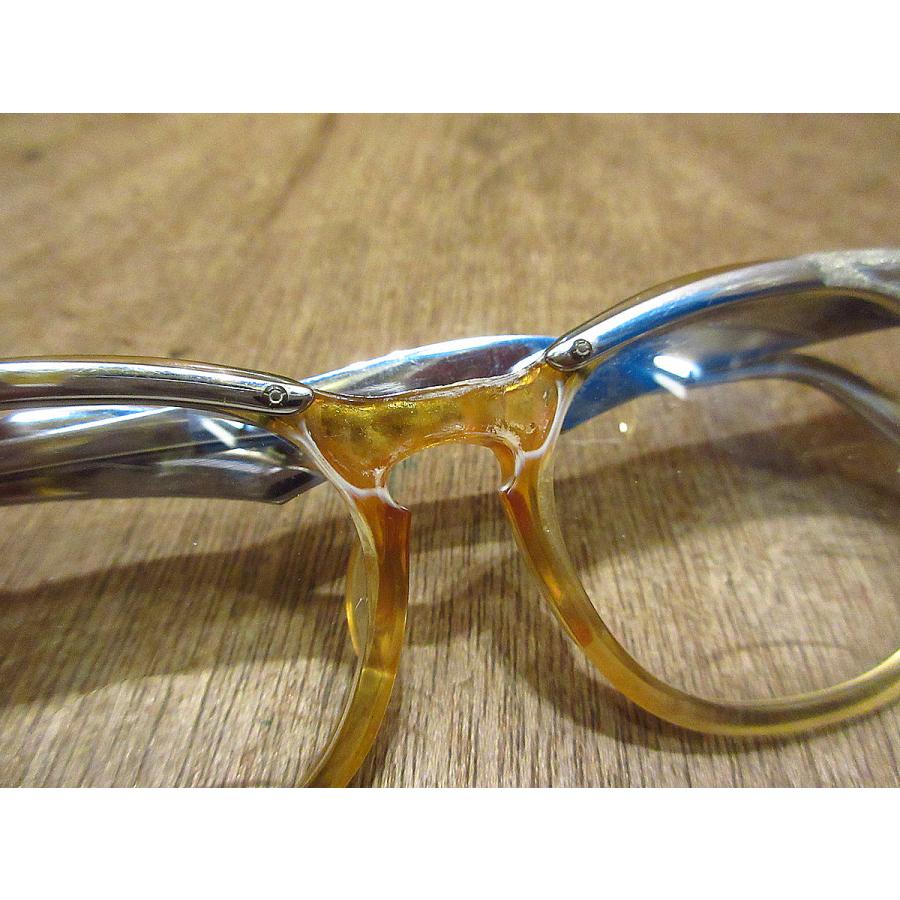 ビンテージ60's○アルミキャッツアイブロー眼鏡○230702i5-eygls ビンテージ60's○アルミキャッツアイブロー眼鏡○230702i5-eygls