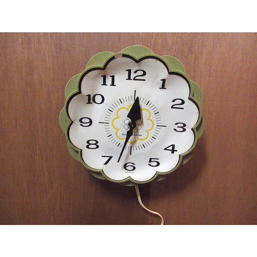 ビンテージ60's70's○GENERAL ELECTRICフラワーモチーフウォール