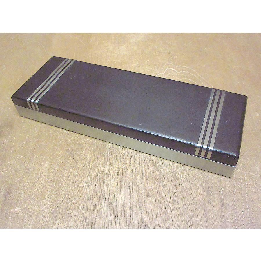 ビンテージ○ウッドボックス黒×シルバー○230718j7-bxs雑貨インテリア