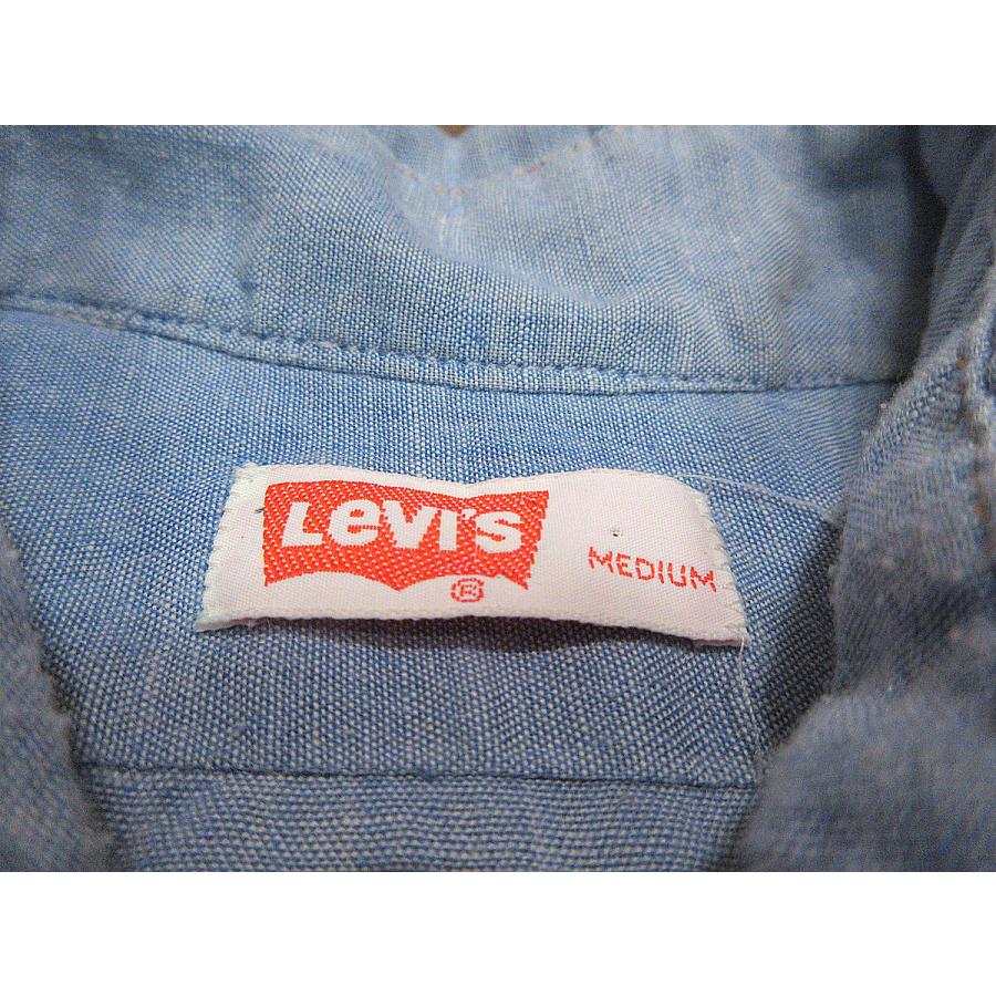ビンテージ70's○Levi's BIG Eシャンブレーシャツsize M ビンテージ70's○Levi's BIG Eシャンブレーシャツsize M