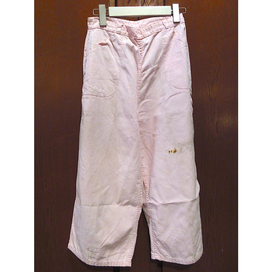 50s 60s コットンパンツ　ヴィンテージ 古着 50s-60s General Athletic Products サイド パイピング