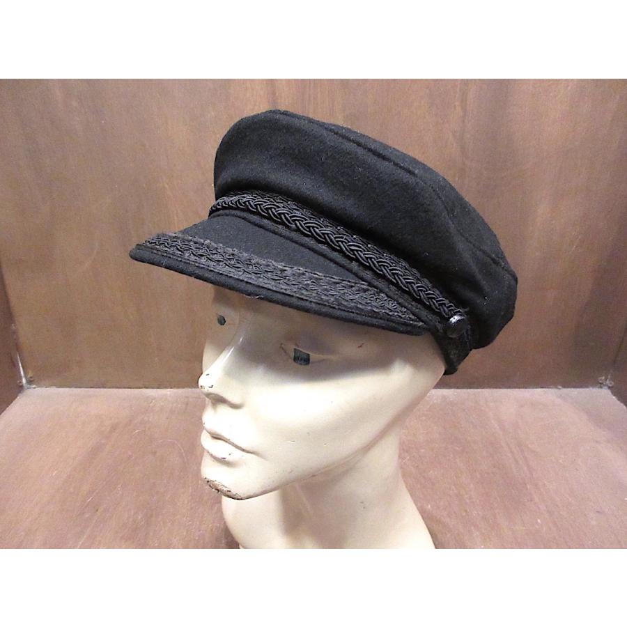 ビンテージ○ウールフィッシャーマンキャップ黒○230825p2-m-cp-cas
