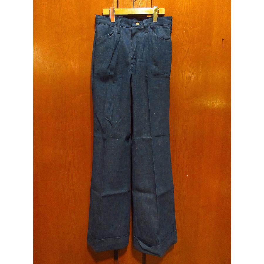 ビンテージ70's○DEADSTOCK MAVERICKデニムフレアパンツ表記W29 ビンテージ70's○DEADSTOCK MAVERICKデニムフレアパンツ表記W29