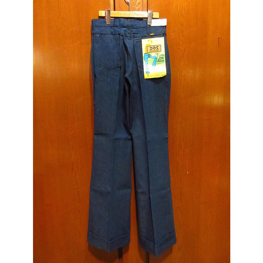 ビンテージ70's○DEADSTOCK MAVERICKデニムフレアパンツ表記W29 ビンテージ70's○DEADSTOCK MAVERICKデニムフレアパンツ表記W29