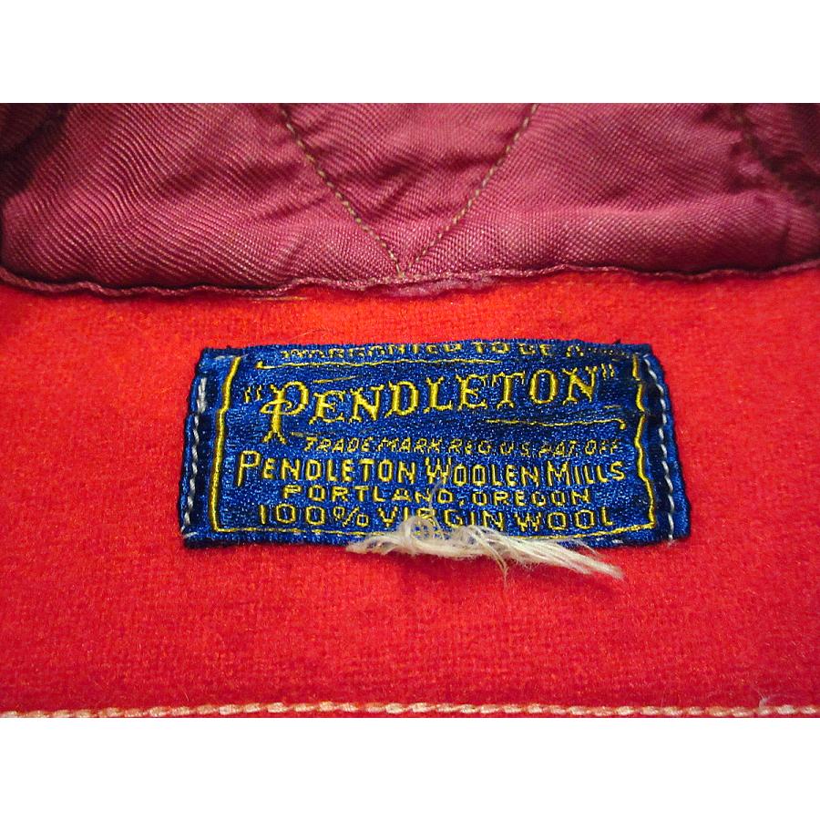 ビンテージ30's40's○PENDLETONウールシャツ赤○230928i3-m-lssh