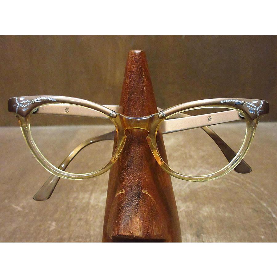 ビンテージ60's○彫金キャッツアイブロー眼鏡○231015i8-eygls ビンテージ60's○彫金キャッツアイブロー眼鏡○231015i8-eygls
