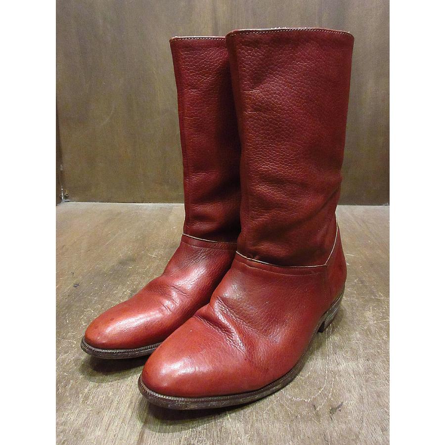 ビンテージ○FRYEレディースウエスタンブーツ赤茶size 8 1/2 M 