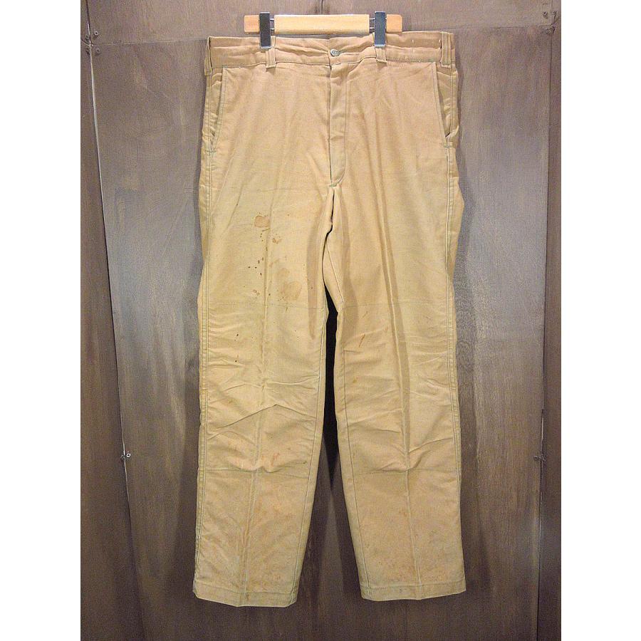 ビンテージ70's○L.L.BEANダックハンティングパンツ茶実寸W95cm