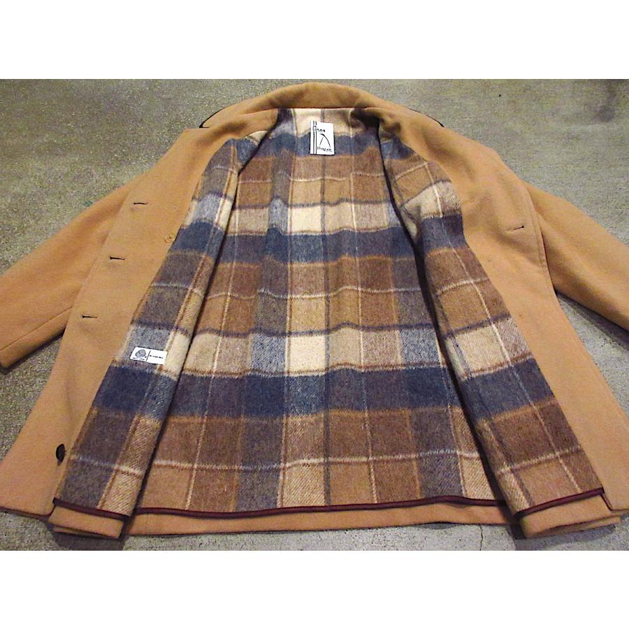 ビンテージ70's○Penguinレディースウールピーコートベージュ