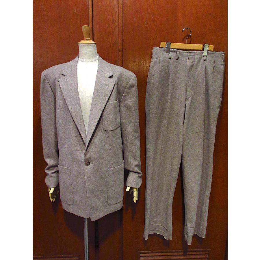 ビンテージ40's○PERKINSウール1Bスーツツーピース○231207c2-m-suit