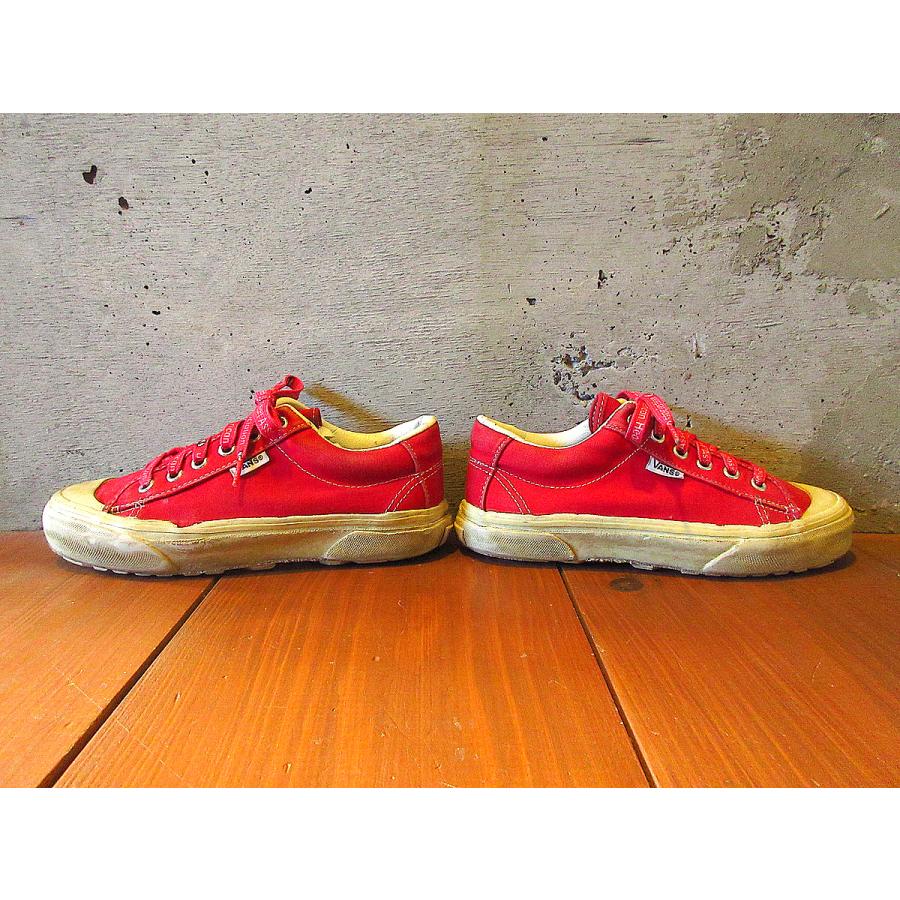 ビンテージ90’s●VANSキャンバススニーカー赤実寸23cm●231208k7-w-snk-23cm 1990sレディースバンズ古着｜cozyvintage｜04