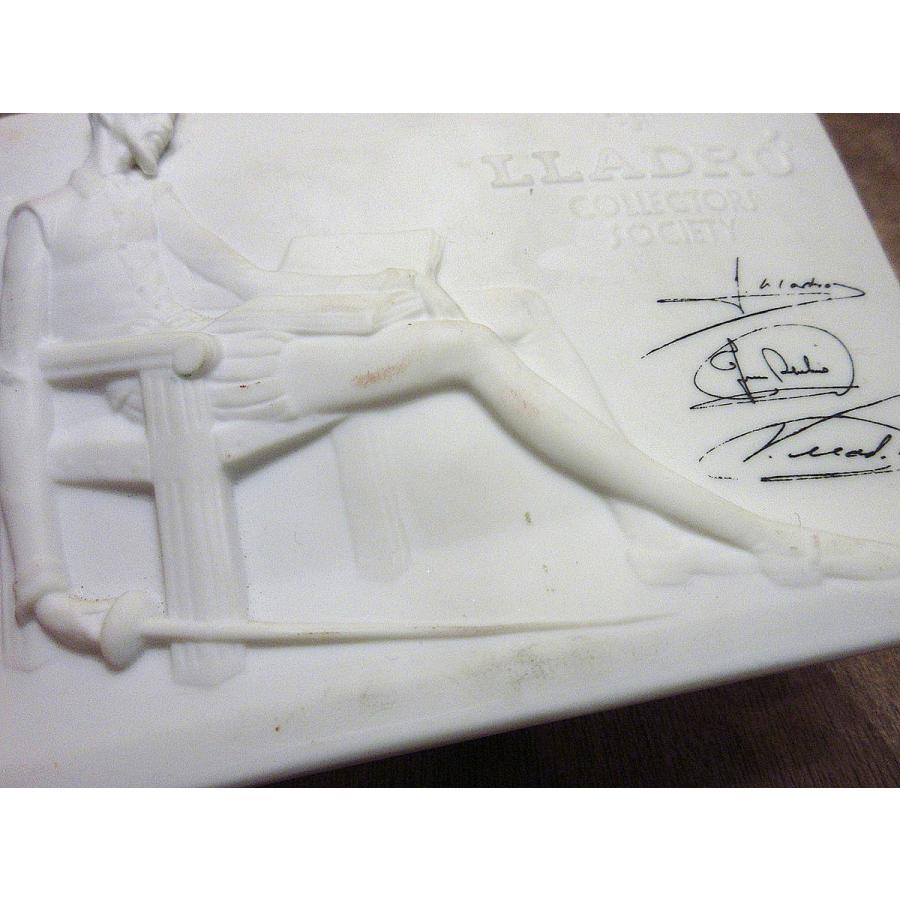 ビンテージ80's○LLADRO COLLECTORS SOCIETYセラミックサイン ビンテージ80's○LLADRO COLLECTORS SOCIETYセラミックサイン