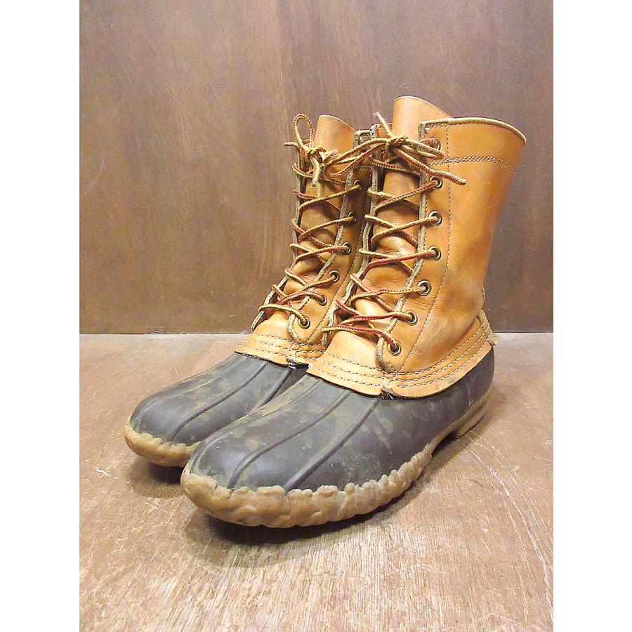 ビンテージ80's○L.L.Beanメインハンティング ビーンブーツ茶size L8