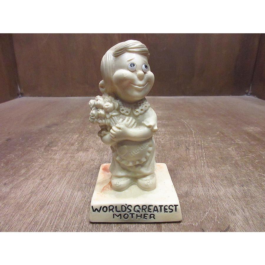 ビンテージ　メッセージドール　セット ビンテージ70's○A.T.INC.「WORLD'S GREATEST MOTHER」メッセージ
