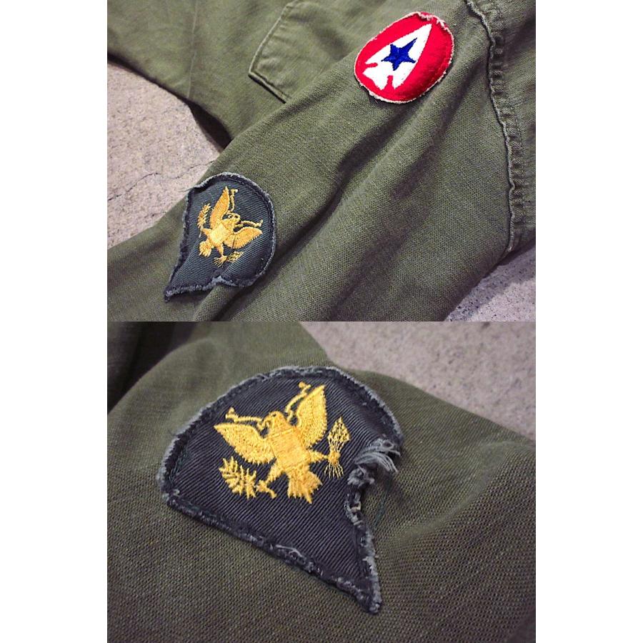ビンテージ60's○U.S.ARMYコットンサテンユーティリティシャツsize 14