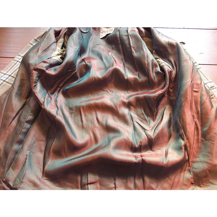 ビンテージ40's50's○LaPLay'aチェック切り替えウールナッソー