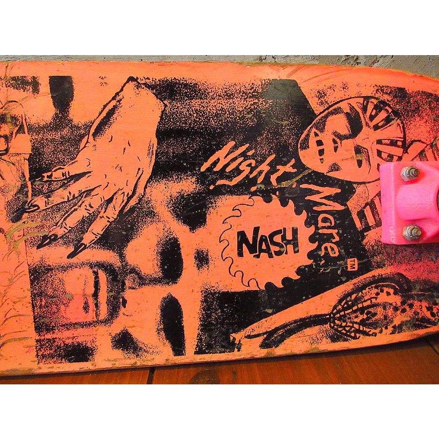 ビンテージ80's○NASH Night Moreスケートボードジャンク ビンテージ80's○NASH Night Moreスケートボードジャンク