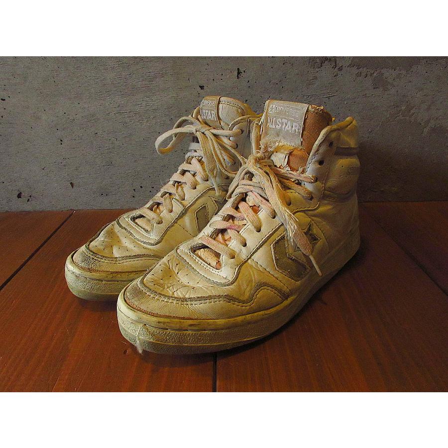 ビンテージ90's○CONVERSEバスケットボールシューズ白○240414j1-m-snk