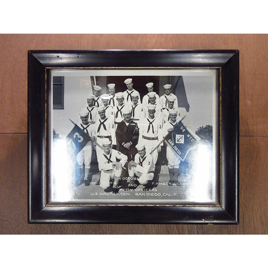 ビンテージ60's○U.S.NAVY額入りミリタリーフォト○240506i5-sign集合