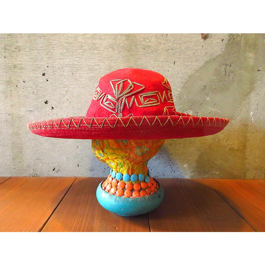 ビンテージ40's50's○レディースメキシカンハット○240517k7-w ビンテージ40's50's○レディースメキシカンハット○240517k7-w