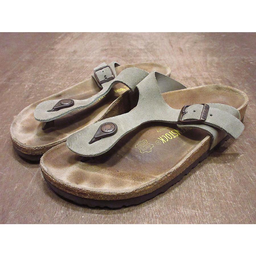 BIRKENSTOCK グレー サンダル 37 （24cm） BIRKENSTOCK GIZEHサンダルsize 37○240608i1-w-sdl-24cm