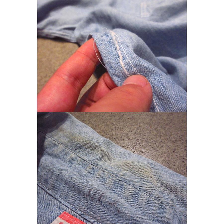 vintage 40s マチ付き　シャモア　ワークシャツ 35c422b4183abb3a8c209625f07e56
