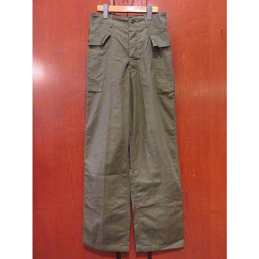 ビンテージ40's○DEADSTOCK U.S.ARMY M-43 HBTパンツ表記W30 L33