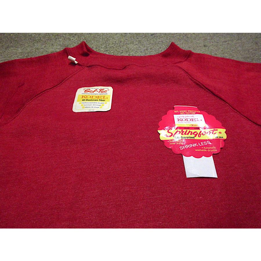 ビンテージ60's○DEADSTOCK Springfoot裏起毛半袖ラグラン ビンテージ60's○DEADSTOCK Springfoot裏起毛半袖ラグラン
