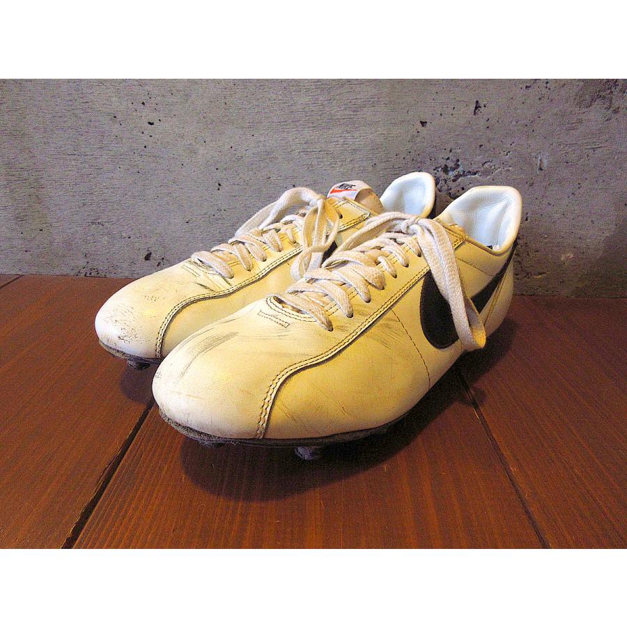 ビンテージ70's80's○NIKEレザースパイク白size 10○240813k8-m ビンテージ70's80's○NIKEレザースパイク白size 10○240813k8-m