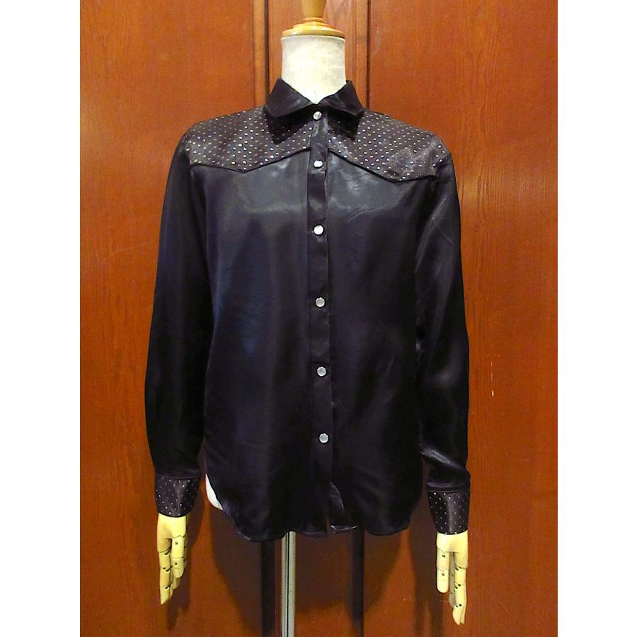 NOTTE di SCALA 長袖　シャツ　黒　スパンコール　新品　ヴィンテージ 47784-d1_a4aeb4e8-ed3a-41d3-