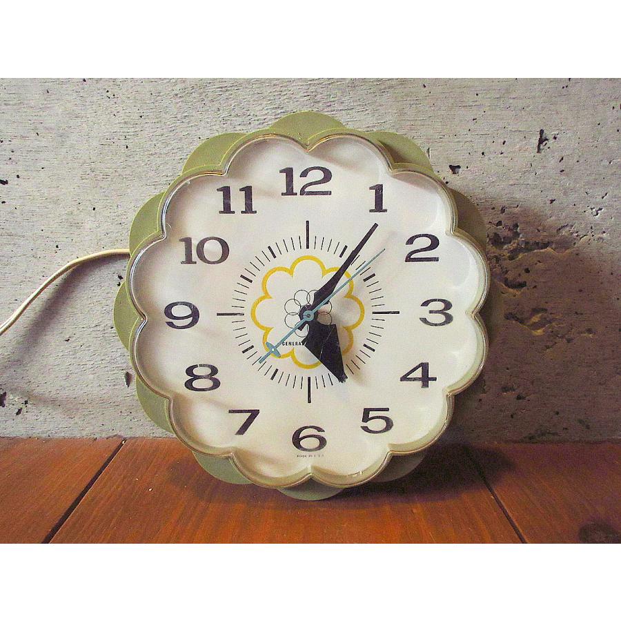 70s ビンテージ GENERL ELECTRIC クロック 壁掛け時計 USA ビンテージ