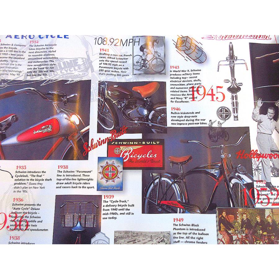 ビンテージ90's○DEADSTOCK SCHWINN年表ポスター○240905k6-pst