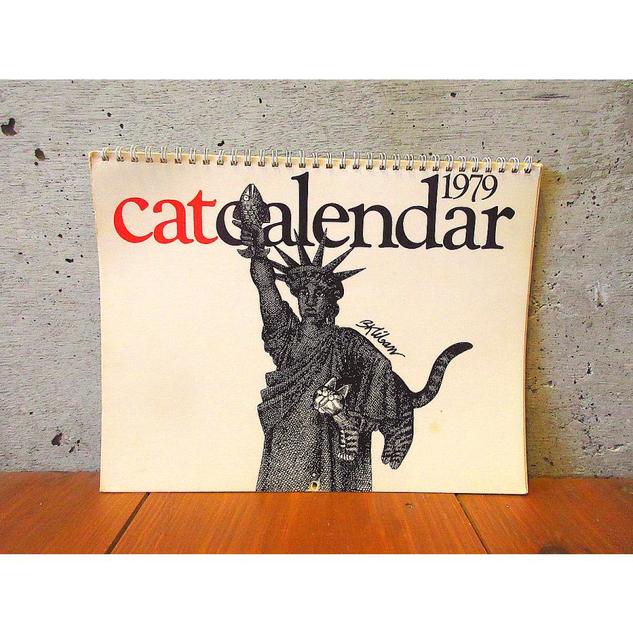 ビンテージ70's○B. Klibanキャットカレンダー1979○240910k7-otclct