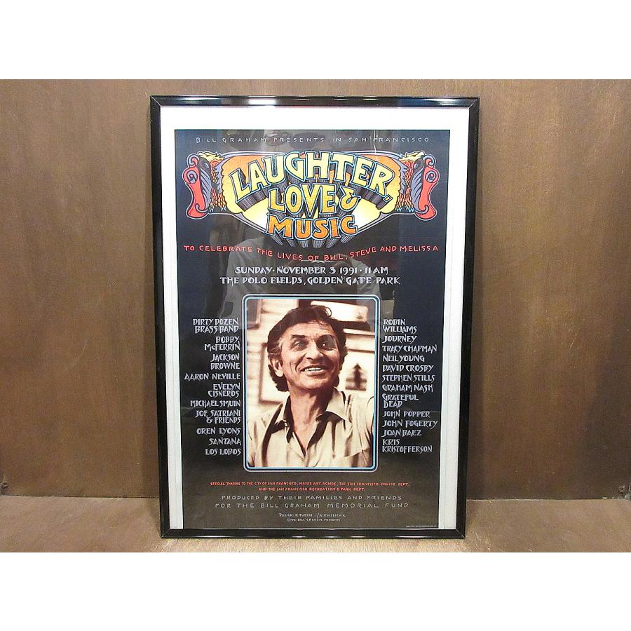 ビンテージ90's○BILL GRAHAM MEMORIAL 1991年コンサートポスター