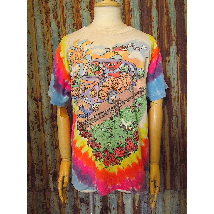ビンテージ90's○Grateful Deadダンシングベア タイダイTシャツ