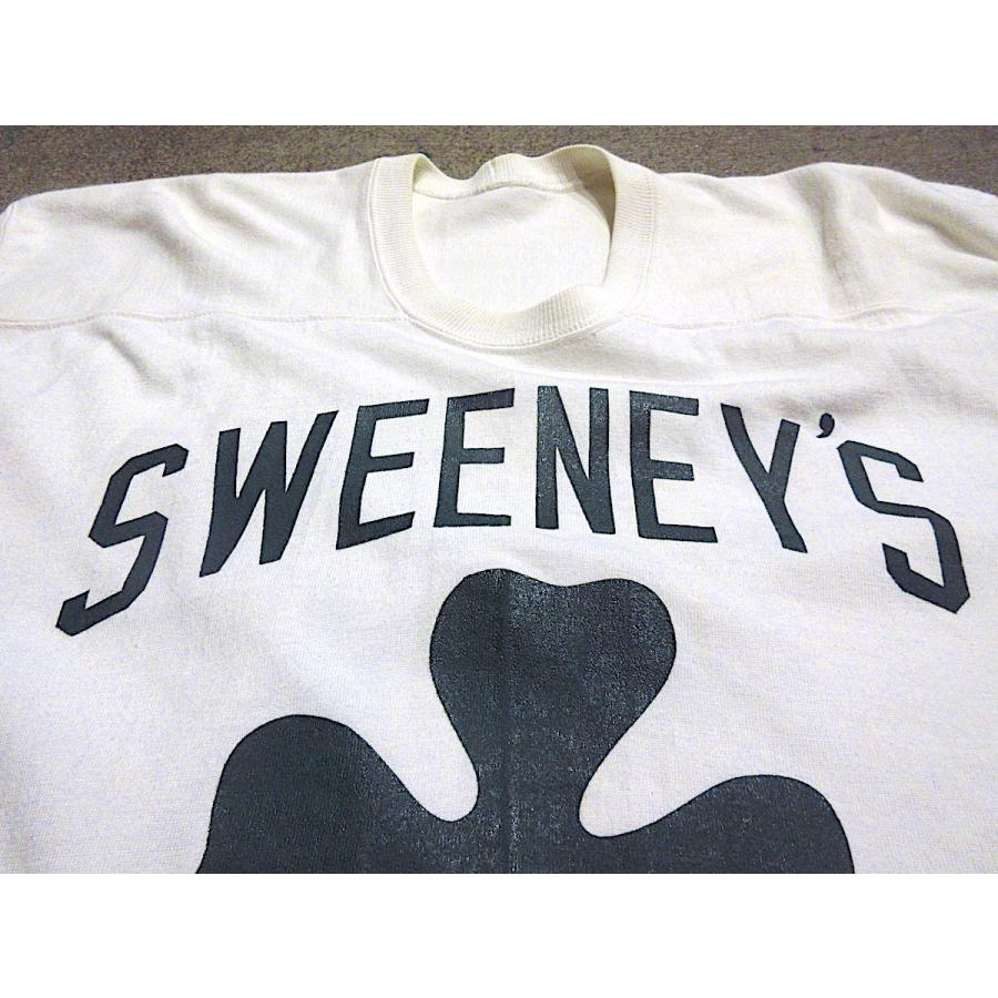 ビンテージ~60's○SWEENEY'SコットンフットボールTシャツsize XL ビンテージ~60's○SWEENEY'SコットンフットボールTシャツsize XL