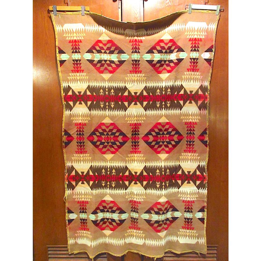 ビンテージ20's30's○PENDLETONネイティブ柄ウールブランケット ビンテージ20's30's○PENDLETONネイティブ柄ウールブランケット
