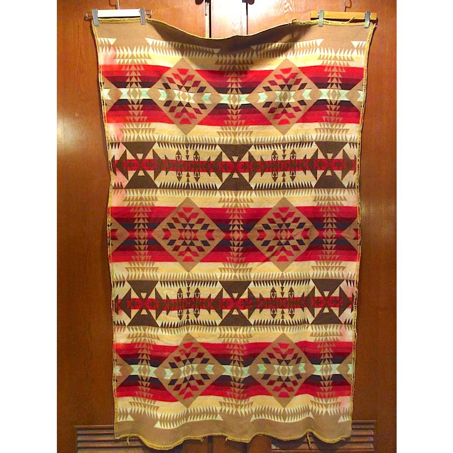 ビンテージ20's30's○PENDLETONネイティブ柄ウールブランケット ビンテージ20's30's○PENDLETONネイティブ柄ウールブランケット