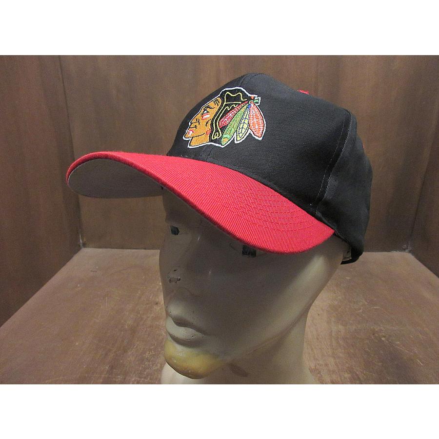 ビンテージ90's○DEADSTOCK NHLシカゴ・ブラックホークスツートン6