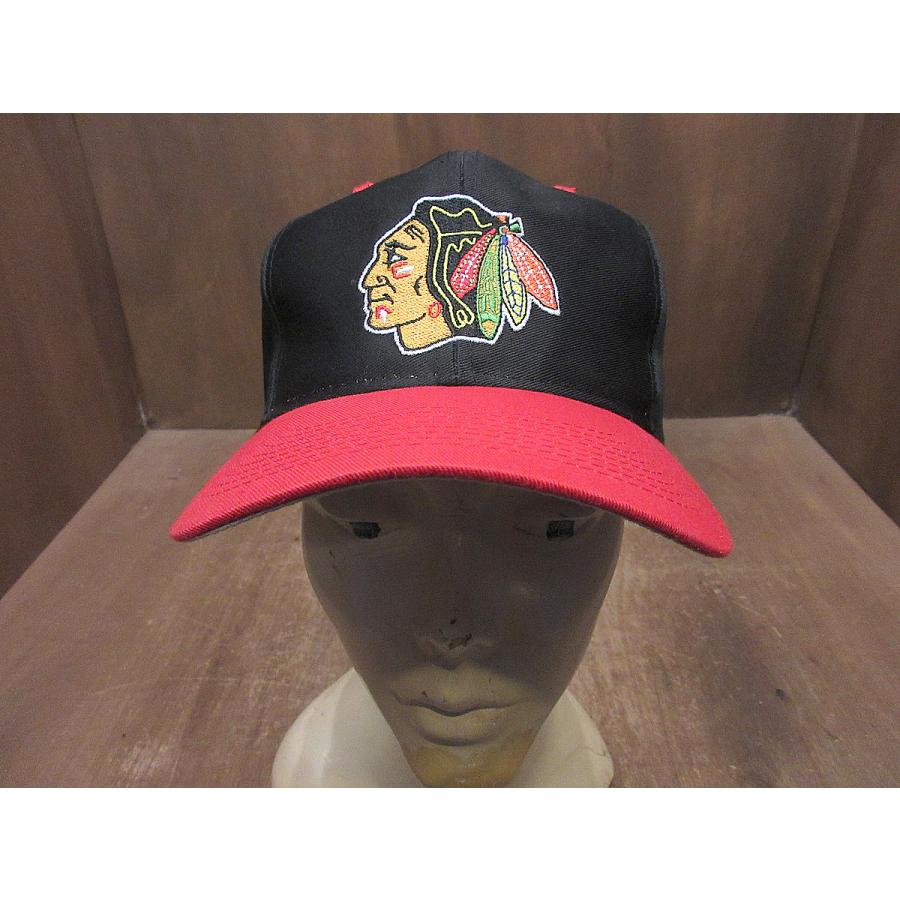 ビンテージ90's○DEADSTOCK NHLシカゴ・ブラックホークスツートン6