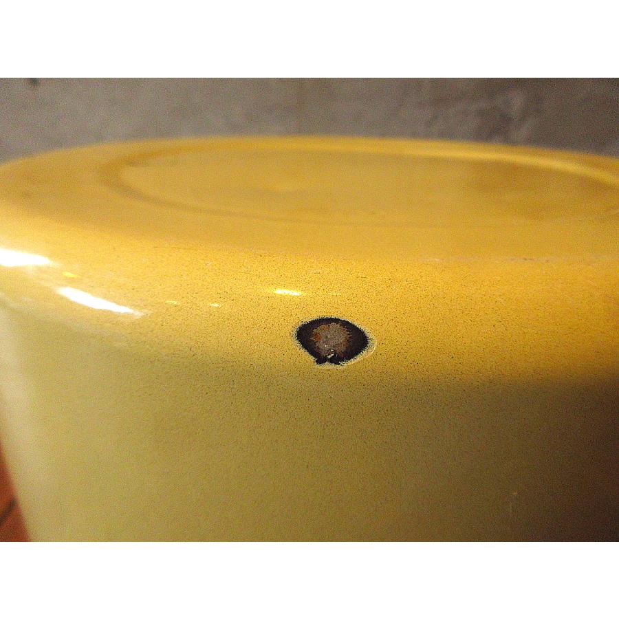 【ビンテージ!! 激レア!!】コクムス レモンイエロー 両手鍋 KOCKUMS/コクムス/ホーロー両手鍋（イエロー） - 北欧、暮らしの