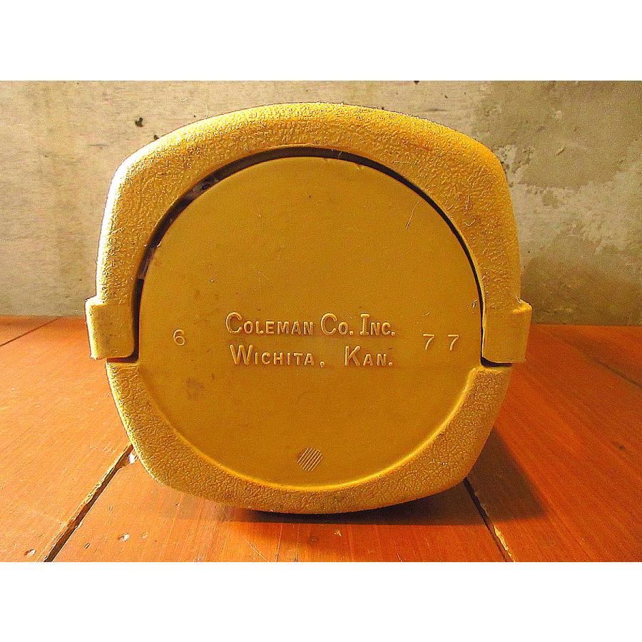 ビンテージ70's○Coleman 200A用クラムシェルケース黄○241025k7 ビンテージ70's○Coleman 200A用クラムシェルケース黄○241025k7