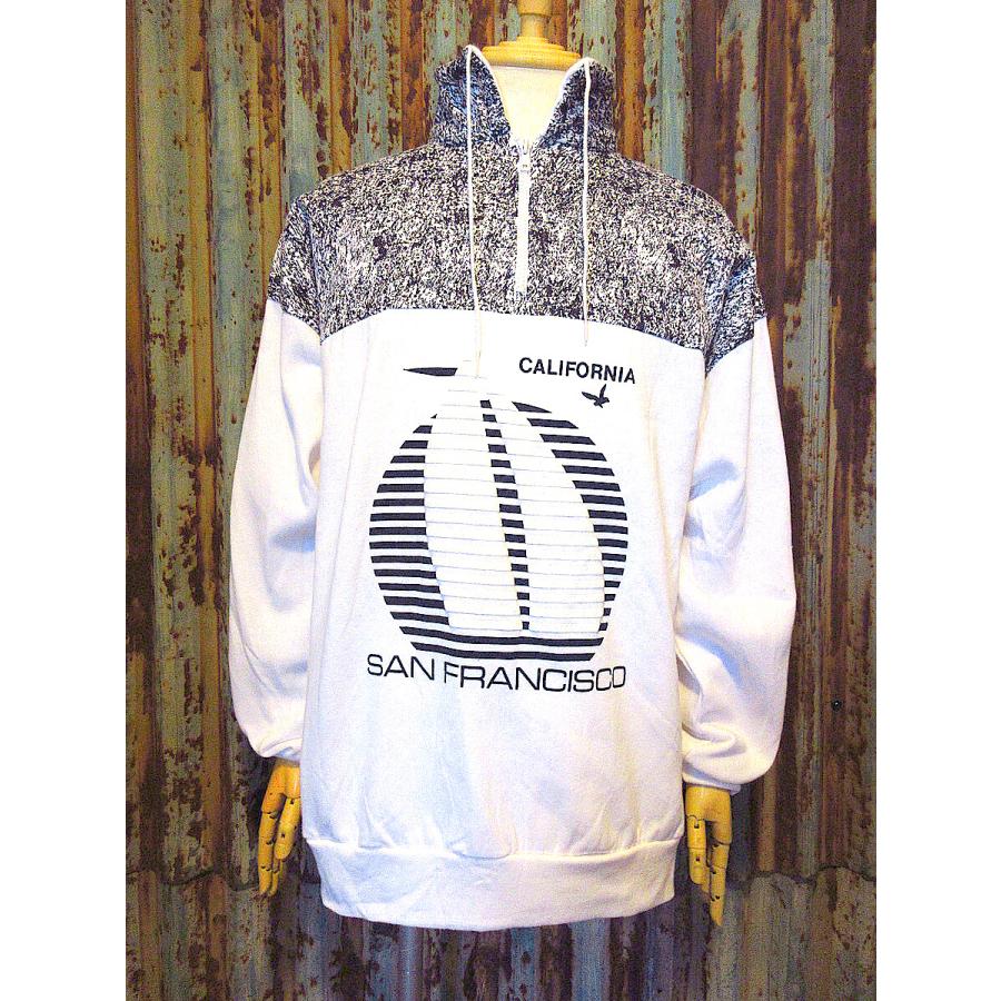 ビンテージ90's○DEADSTOCK SAN FRANCISCOハーフジップ