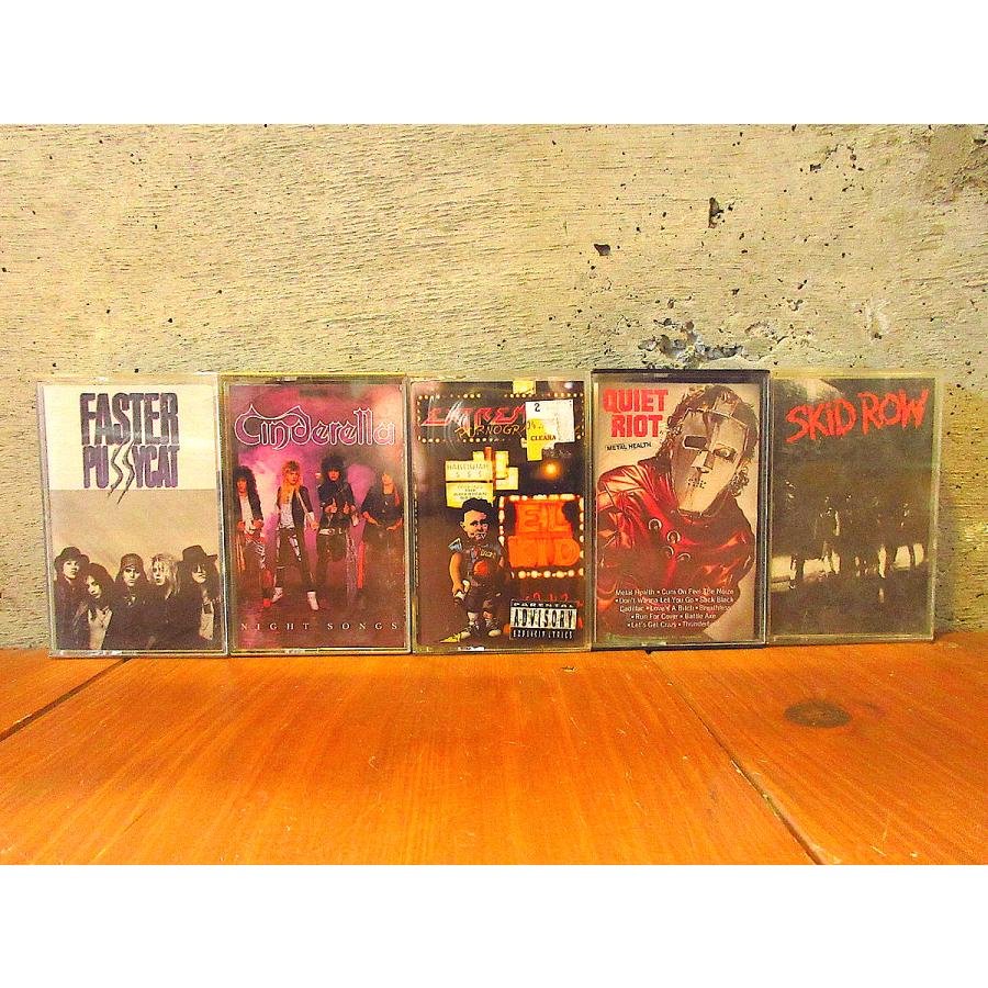 メタル・ロック系カセットテープ5点セット○241107k8-otclct