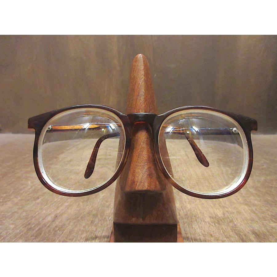 ビンテージ60's○べっ甲柄ボストン眼鏡茶○241107z6-eyglsメガネセル